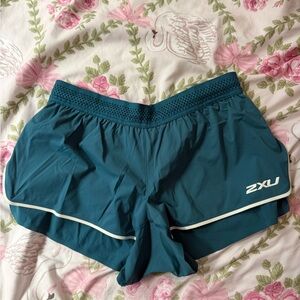 2XU Women's Dark Teal Athletic Shorts